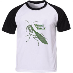 Camiseta Raglan Louva Deus Femme Fatale