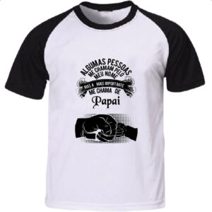 Camiseta Raglan As importante me chama de papai