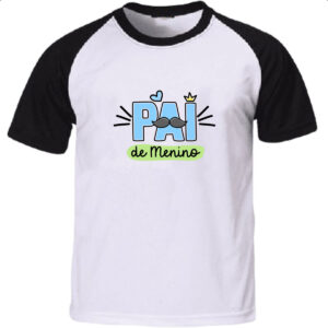Camiseta Raglan Pai de Menino