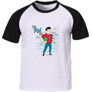 Camiseta Raglan Todo pai tem