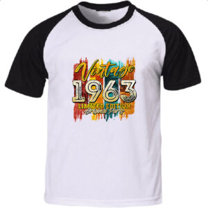 Camiseta Raglan Vintage 1963 Limited Edition