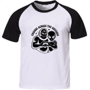 Camiseta Raglan Pe Grande e ET amigos