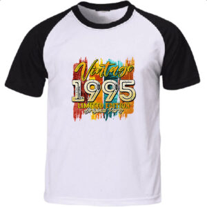 Camiseta Raglan Vintage 1995 Limited Edition