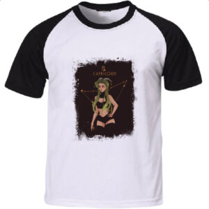 Camiseta Raglan Anime Signo de Capricornio