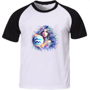 Camiseta Raglan Signo Diva de Aquario