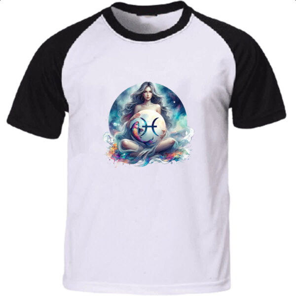 Camiseta Raglan Signo Diva de Peixes