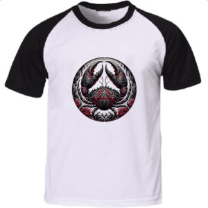 Camiseta Raglan Signo Gotico de Cancer