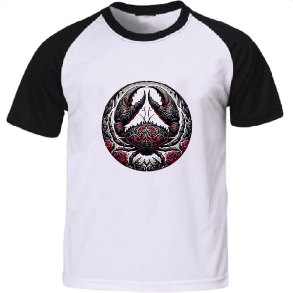 Camiseta Raglan Signo Gotico de Cancer