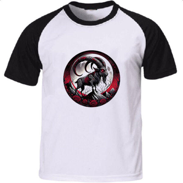 Camiseta Raglan Signo Gotico de Capricornio