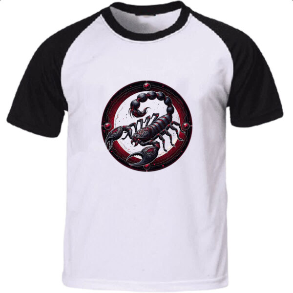 Camiseta Raglan Signo Gotico de Escorpiao