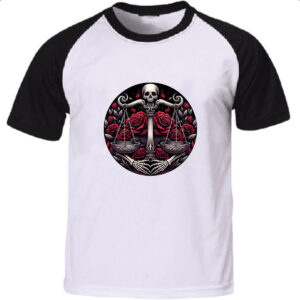 Camiseta Raglan Signo Gotico de Libra
