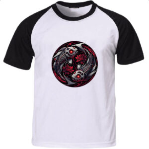 Camiseta Raglan Signo Gotico de Peixes