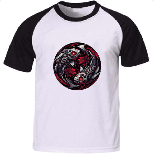 Camiseta Raglan Signo Gotico de Peixes