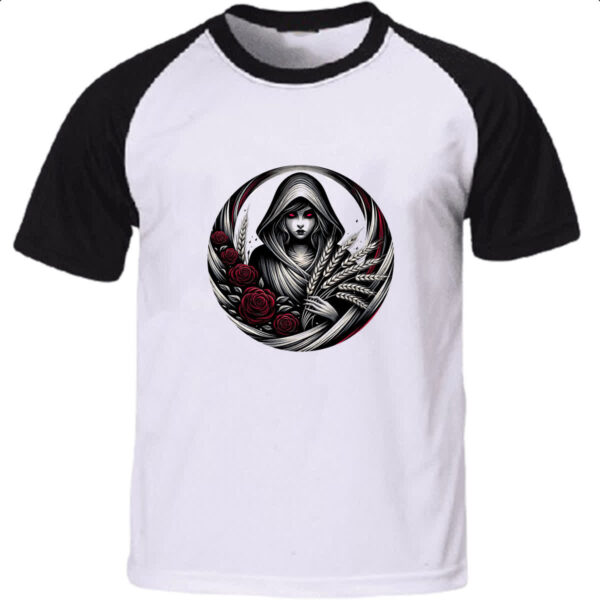 Camiseta Raglan Signo Gotico de Virgem
