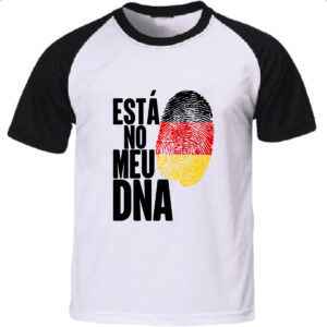 Camiseta Raglan Esta no meu DNA Alemanha