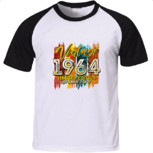 Camiseta Raglan Vintage 1964 Limited Edition