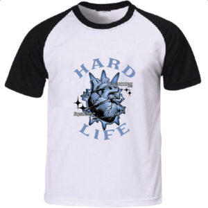 Camiseta Raglan Hard Life