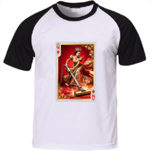 Camiseta Raglan Rainha da limpeza