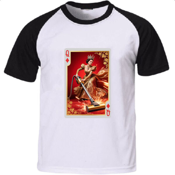 Camiseta Raglan Rainha da limpeza