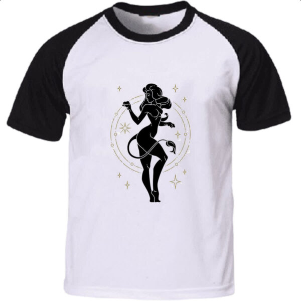 Camiseta Raglan Signo Yoga Leao