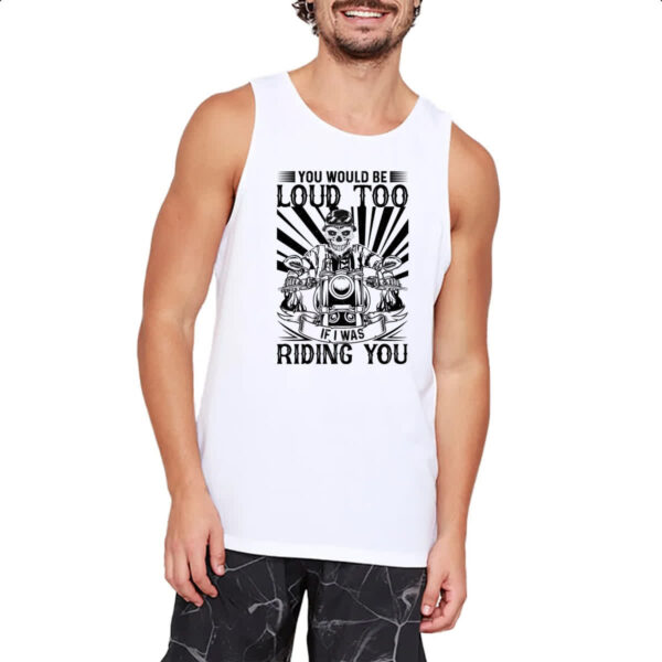 Camiseta Regata Motorcycle Rinding You - Imagem 2