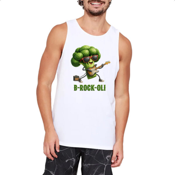 Camiseta Regata Brocolis Rock Roll - Imagem 2