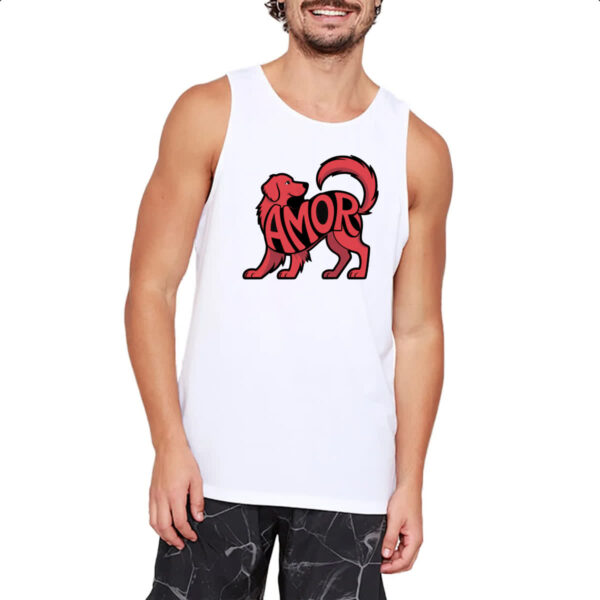 Camiseta Regata Cachorro Amor - Imagem 2