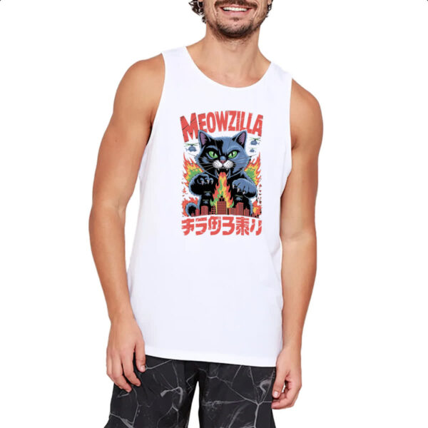 Camiseta Regata Meowzilla - Imagem 2