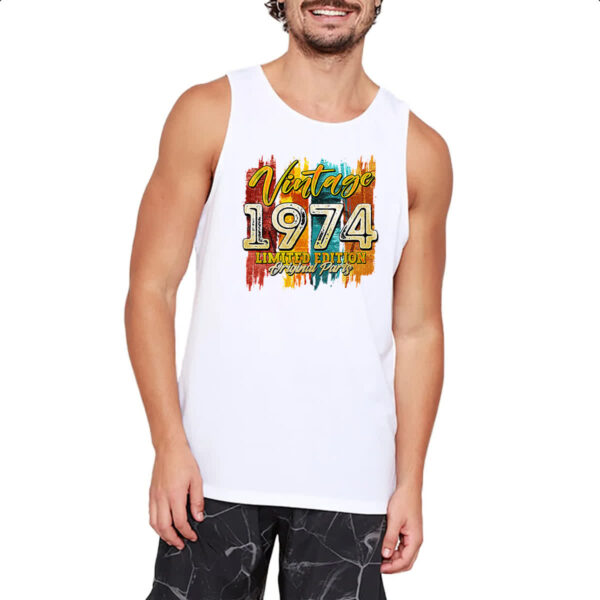 Camiseta Regata Vintage 1974 Limited Edition - Imagem 2