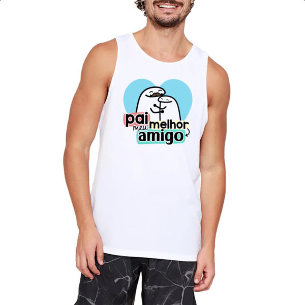 Camiseta Regata Dia dos Pais Flork Amigo - Imagem 2