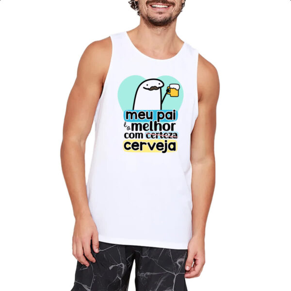 Camiseta Regata Dia dos Pais Flork Certeza - Imagem 2