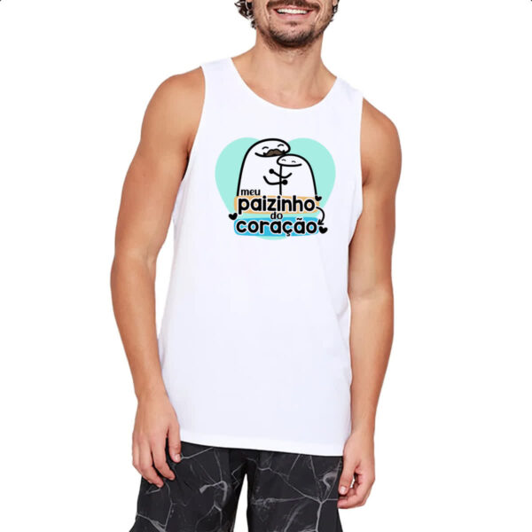 Camiseta Regata Dia dos Pais Flork Coracao - Imagem 2