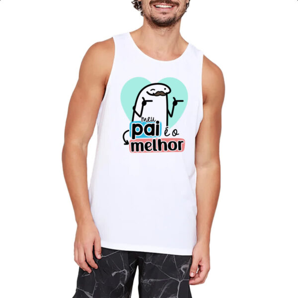 Camiseta Regata Dia dos Pais Flork Melhor - Imagem 2