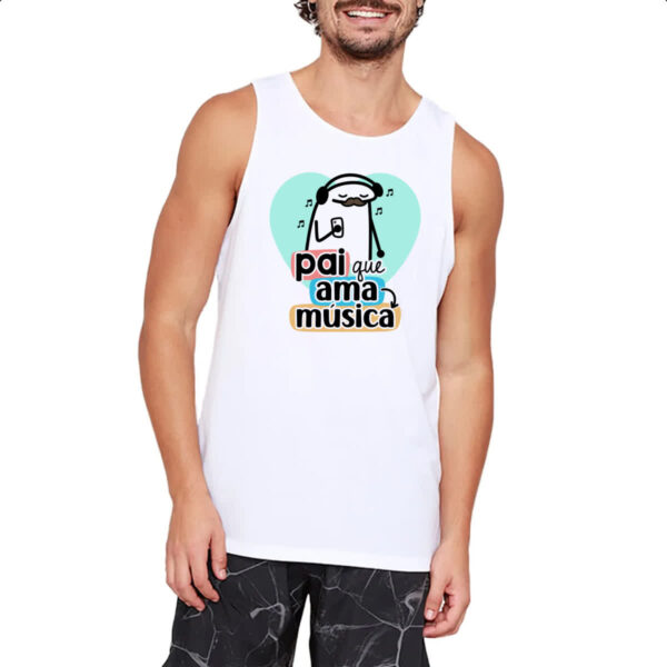 Camiseta Regata Dia dos Pais Flork Musica - Imagem 2
