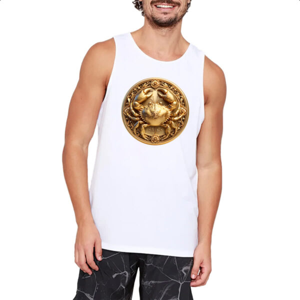 Camiseta Regata Signo de Cancer moeda de ouro - Imagem 2