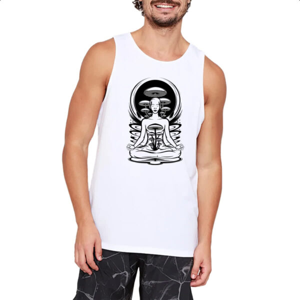 Camiseta Regata Yoga Cogumelos - Imagem 2