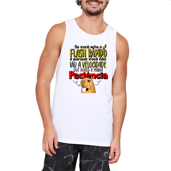 Camiseta Regata Capivara Flash Rapido - Imagem 2