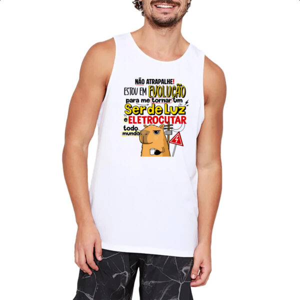 Camiseta Regata Capivara Ser de Luz - Imagem 2