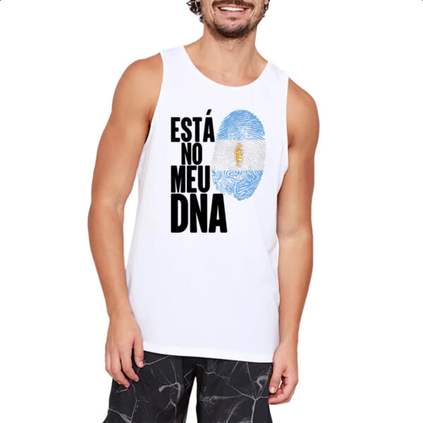 Camiseta Regata Esta no meu DNA Argentina - Imagem 2