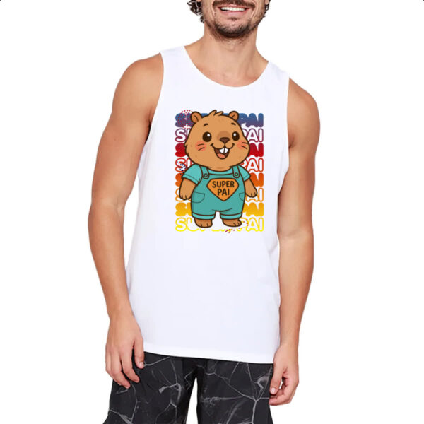 Camiseta Regata Capivara Paizao Super Pai 2 - Imagem 2