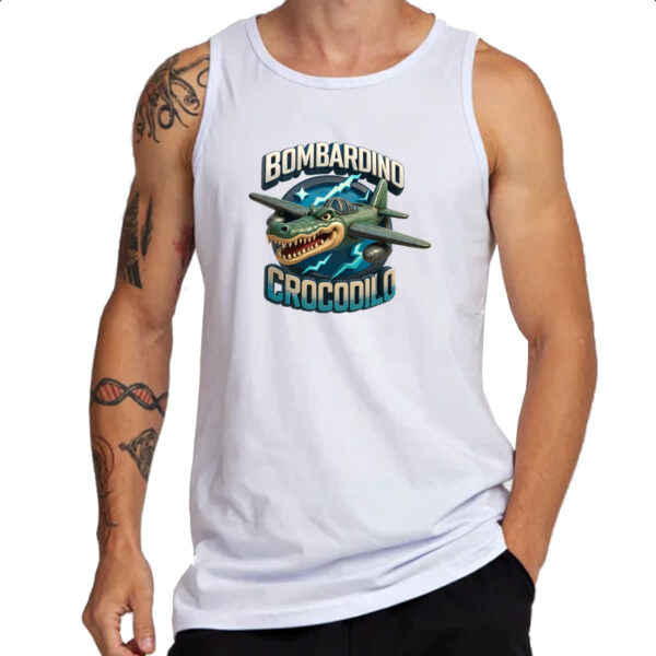 Camiseta Regata Bombardino Crocodilo - Imagem 3
