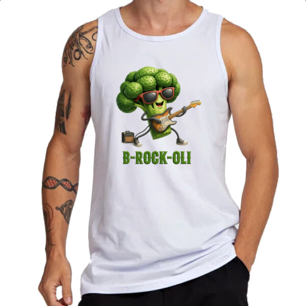 Camiseta Regata Brocolis Rock Roll - Imagem 3