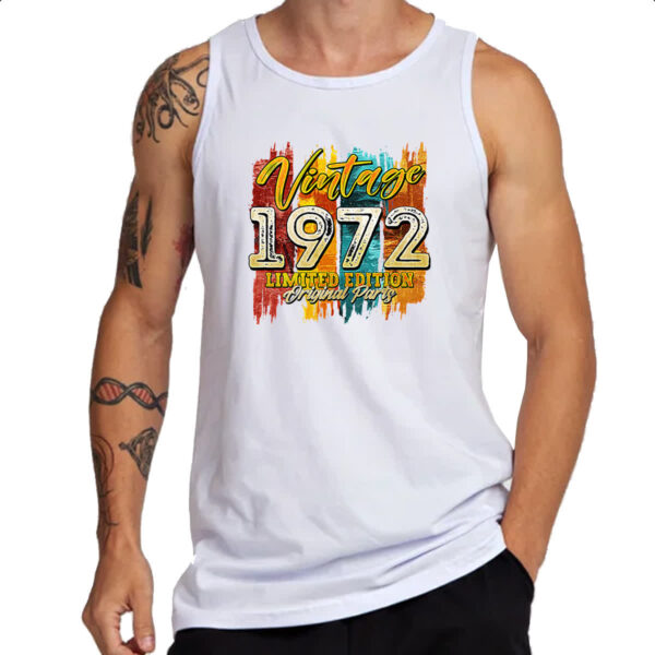 Camiseta Regata Vintage 1972 Limited Edition - Imagem 3