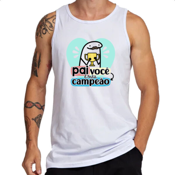 Camiseta Regata Dia dos Pais Flork Campeao - Imagem 3