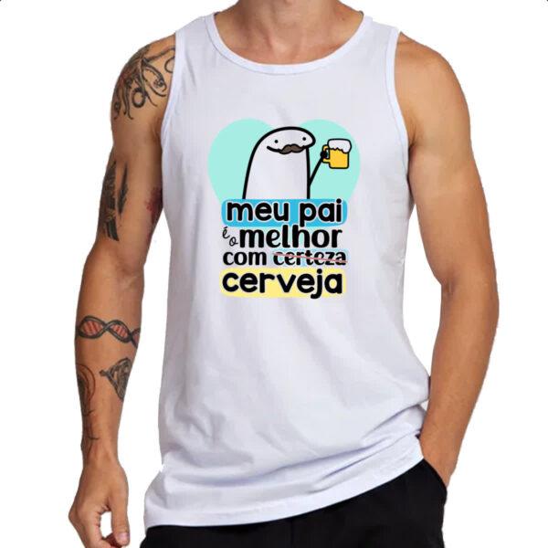 Camiseta Regata Dia dos Pais Flork Certeza - Imagem 3