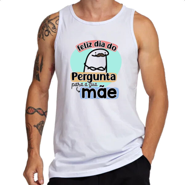 Camiseta Regata Dia dos Pais Flork Pergunta - Imagem 3