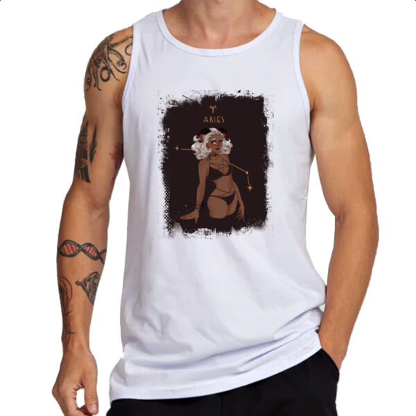 Camiseta Regata Anime Signo de Aries - Imagem 3