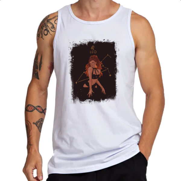 Camiseta Regata Anime Signo de Leao - Imagem 3