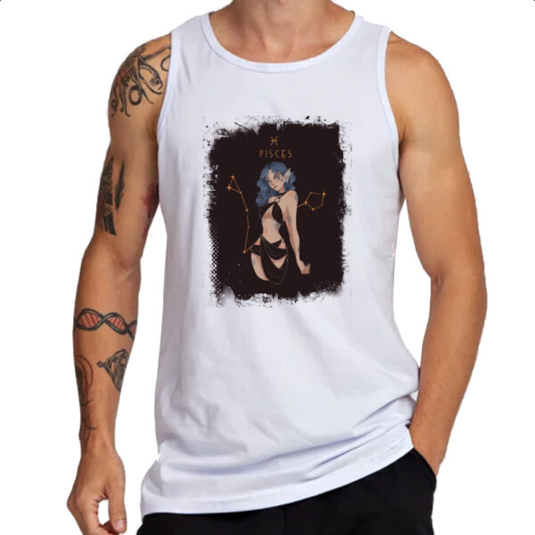 Camiseta Regata Anime Signo de Peixes - Imagem 3