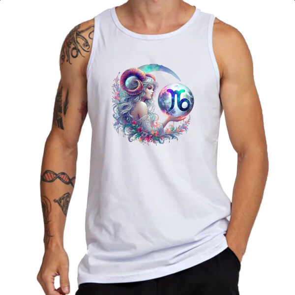 Camiseta Regata Signo Diva de Capricornio - Imagem 3